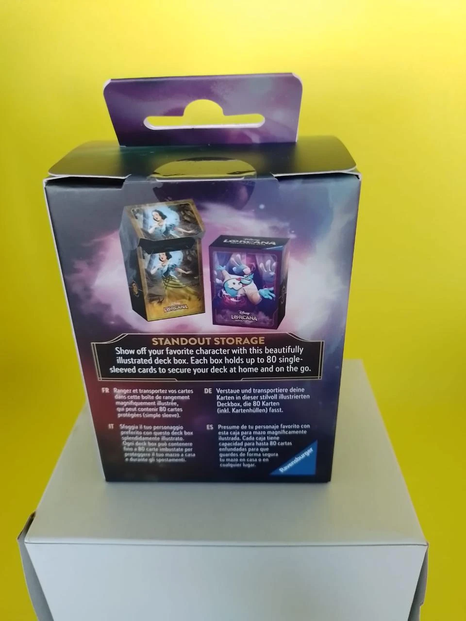 Caixa baralho Disney Lorcana Branca de Neve e Gênio 80 cards Ravensburger TCG – photo 5